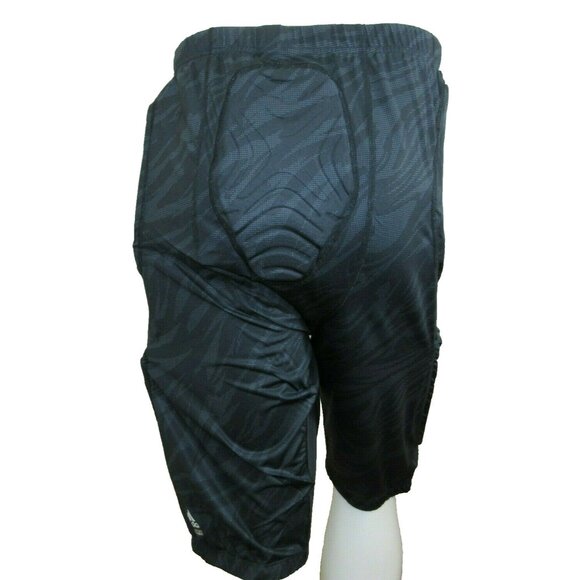 Adidas Men's NBA Basketball Tech-fit Climacool Padded Shorts Black 3XT - Picture 2 of 4